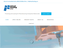 Tablet Screenshot of intechfunding.com
